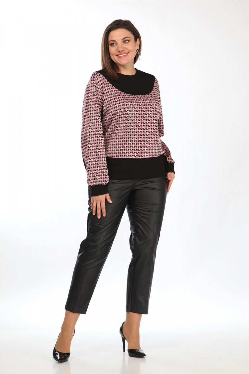 Джемперы Lady Style Classic 2548/1 черный_розовый