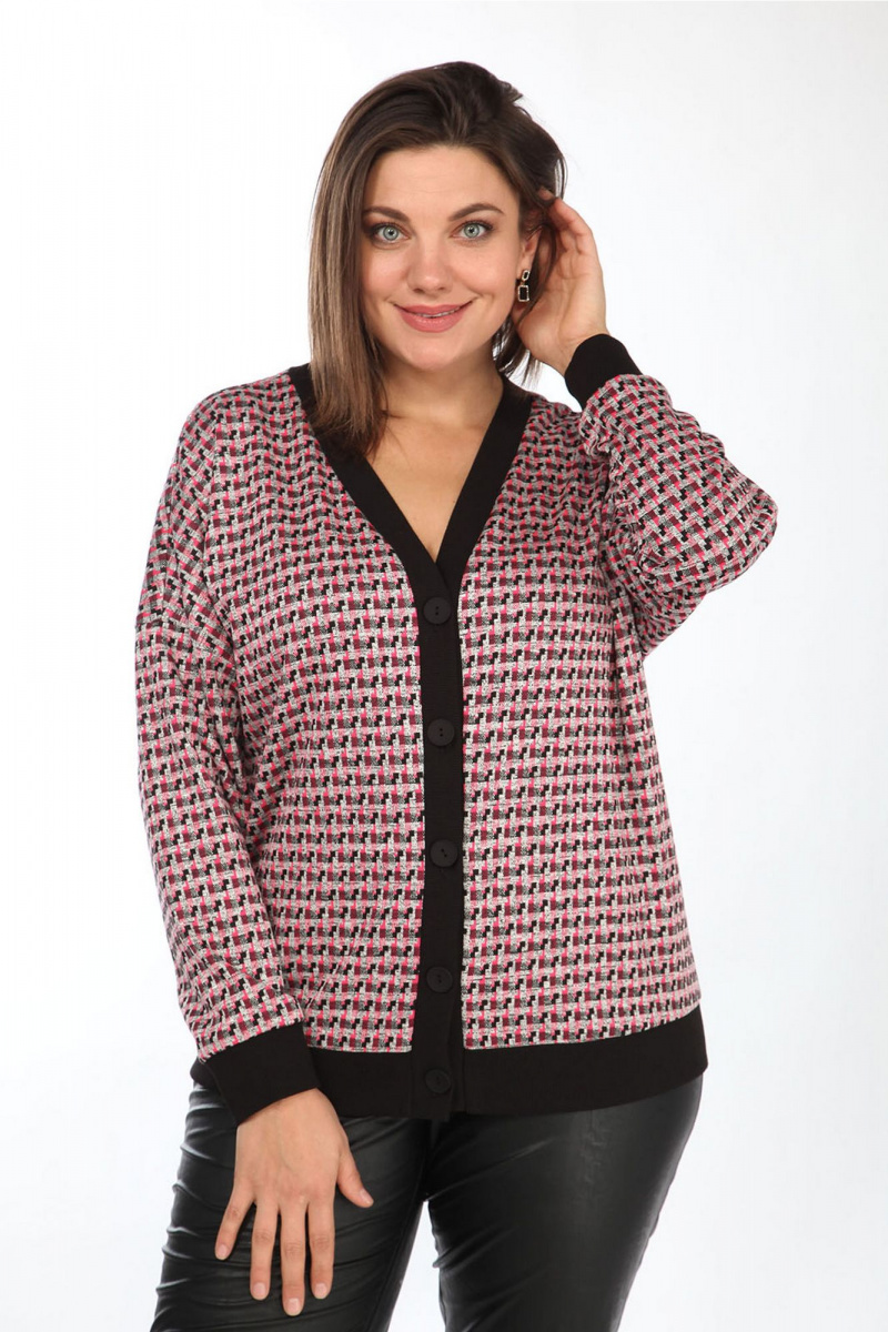 Жакеты Lady Style Classic 2532/1 черный_розовый