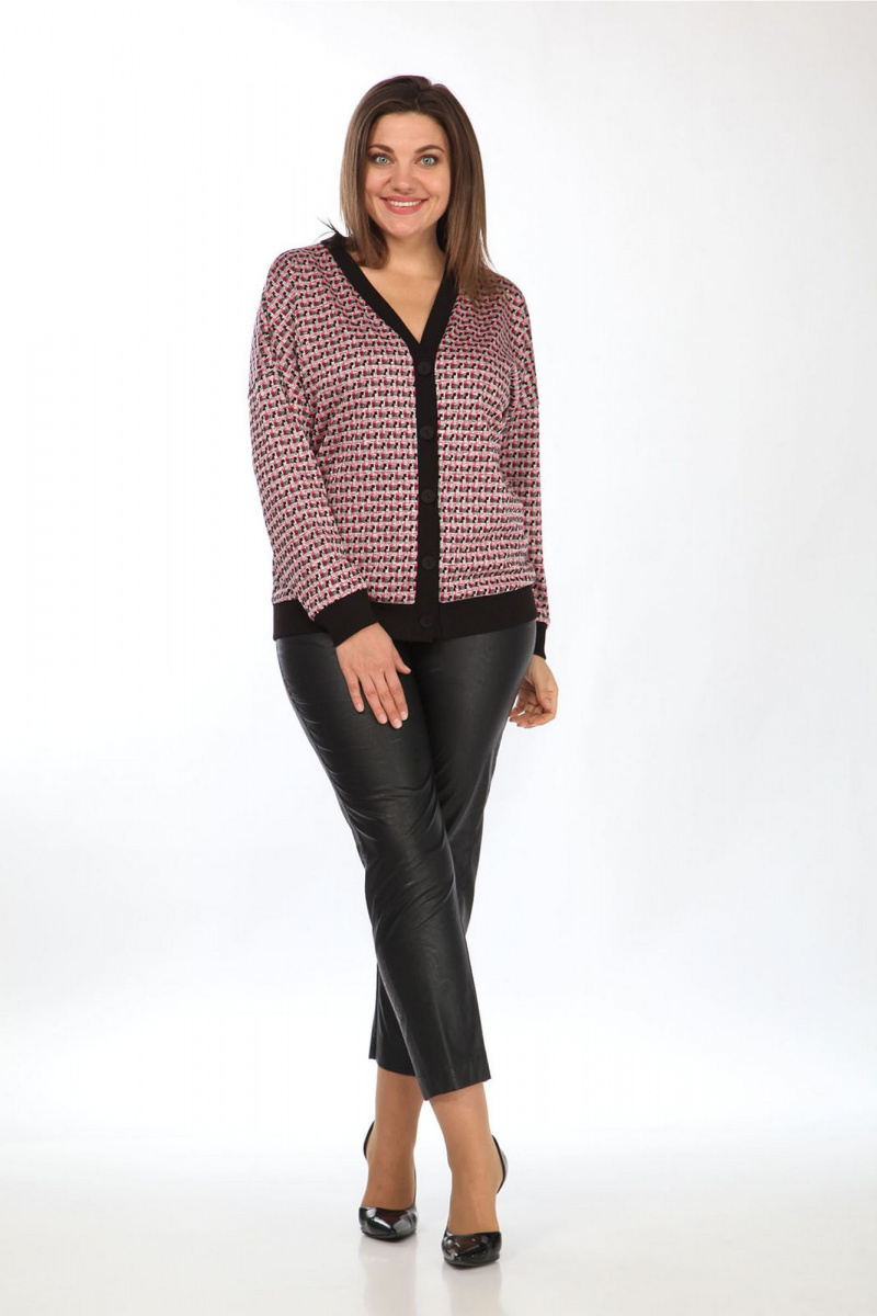 Жакеты Lady Style Classic 2532/1 черный_розовый