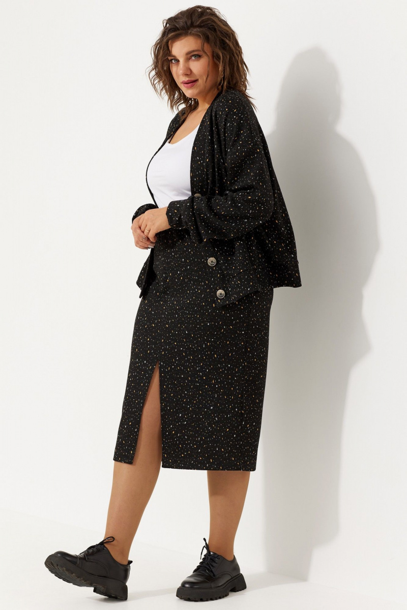 Юбочный комплект BegiModa 3069 черное_небо