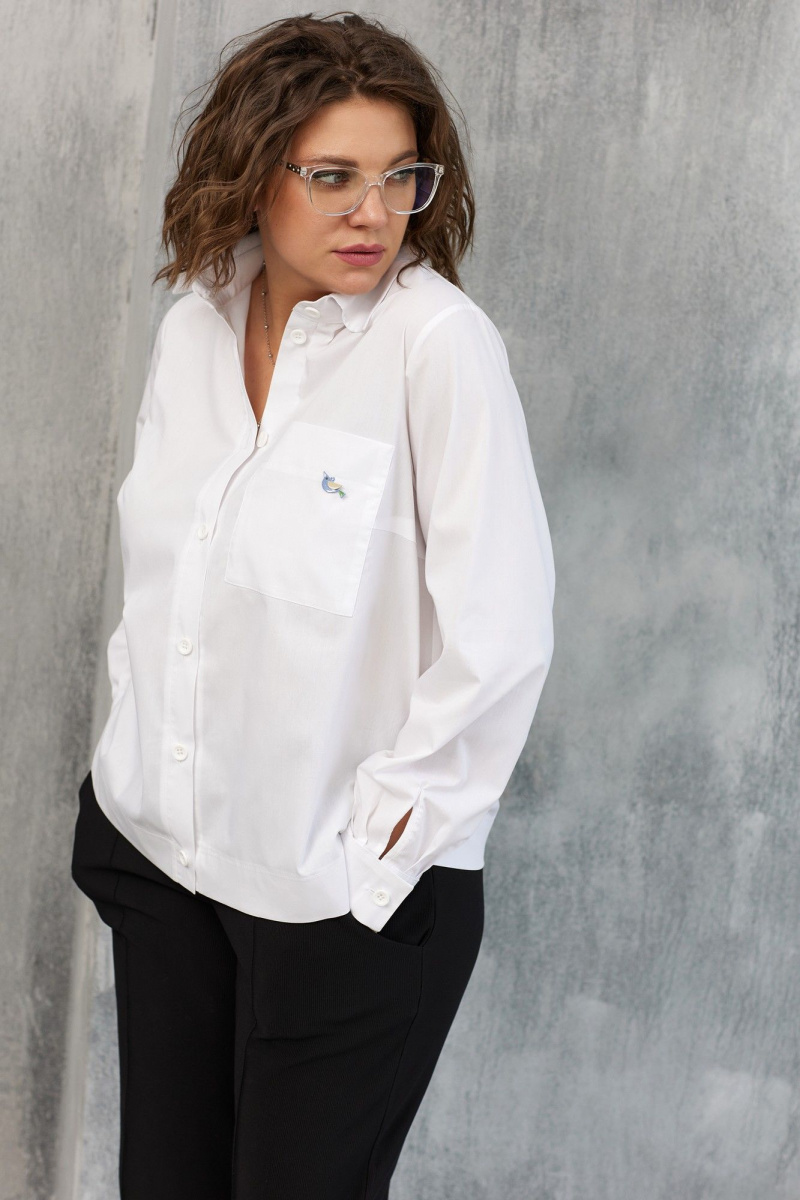 Блузы BegiModa 4107 белый