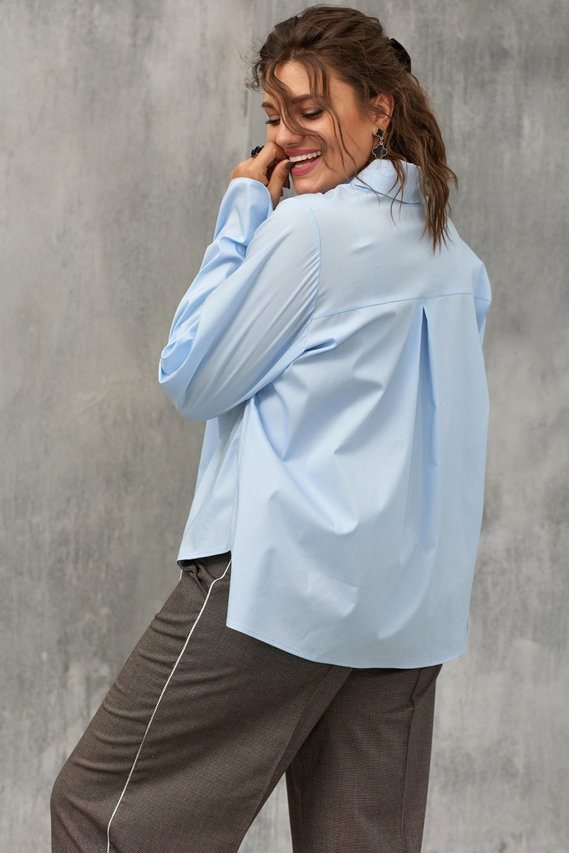 Блузы BegiModa 4108 голубой