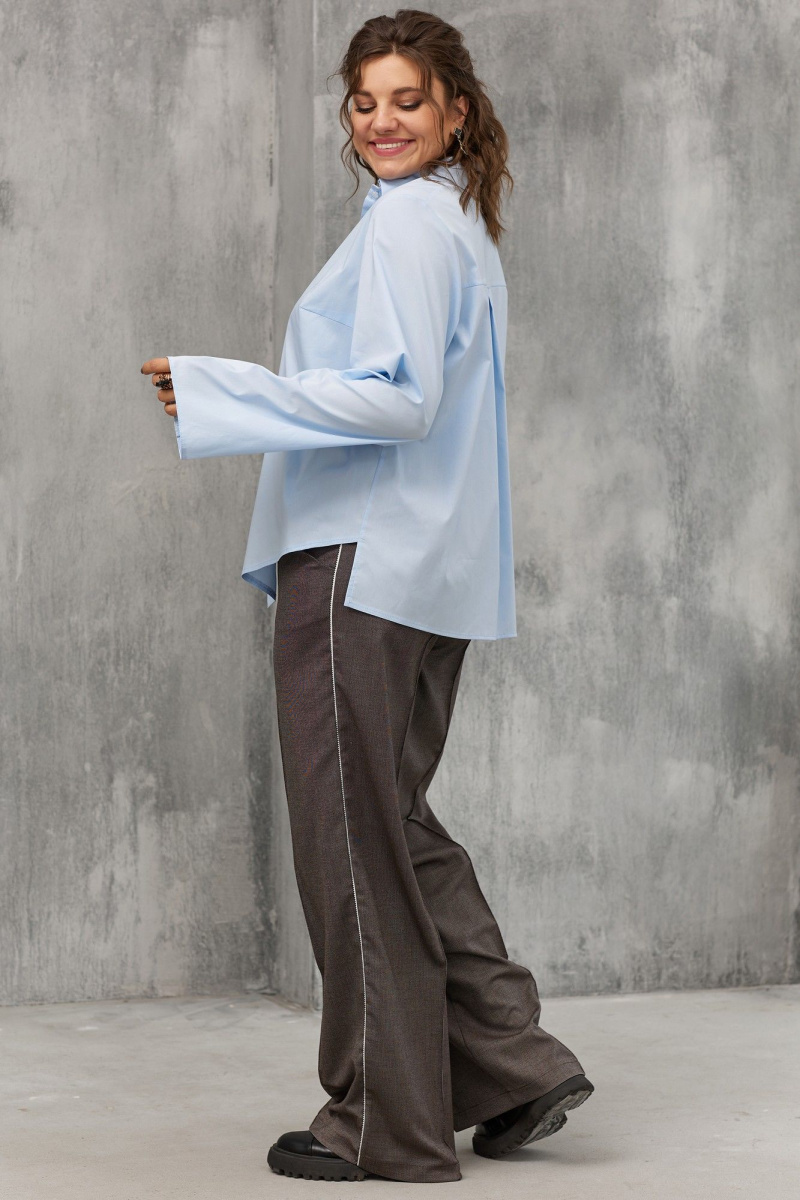 Блузы BegiModa 4108 голубой