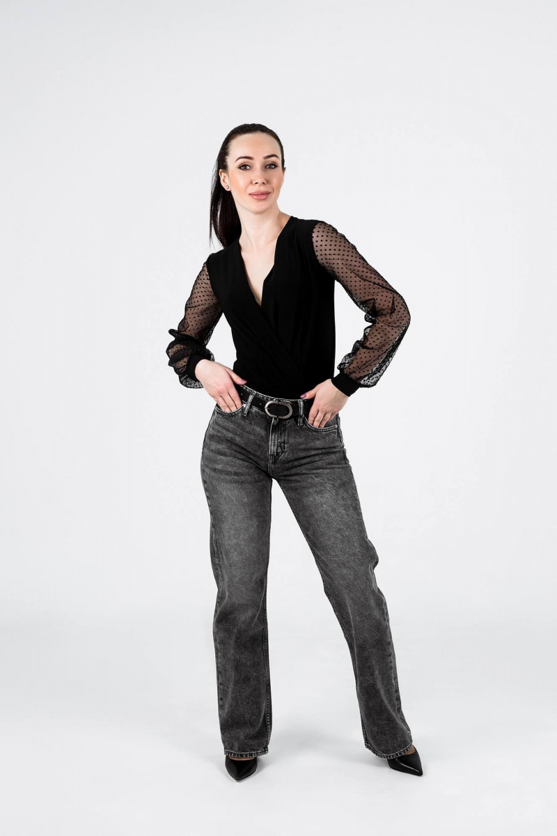Боди Legend Style B-033 черный_горох