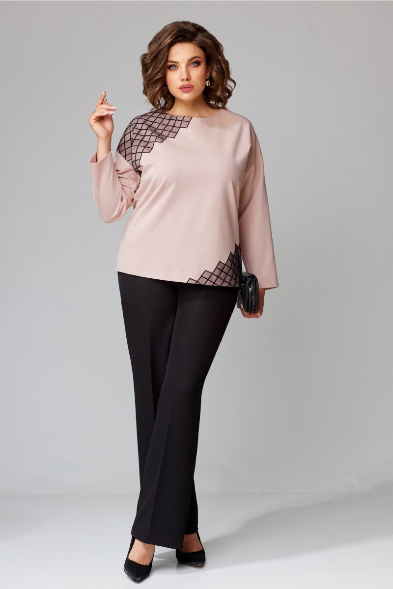 Туники Aira Style 24-057 пудра