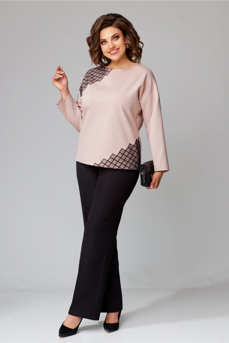 Туники Aira Style 24-057 пудра