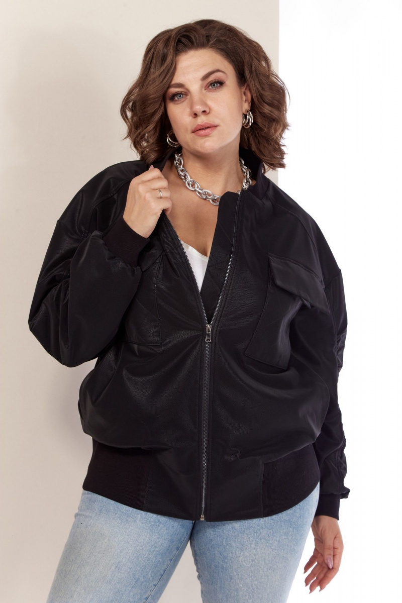 Женская куртка AVA fashion М-078 черный