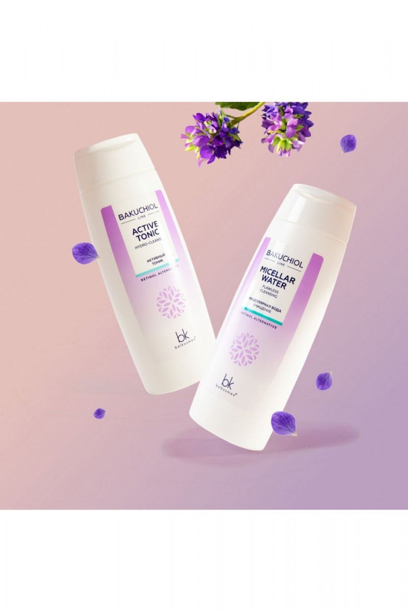 Очищение и демакияж Belkosmex BAKUCHIOL LINE Мицеллярная вода очищение
