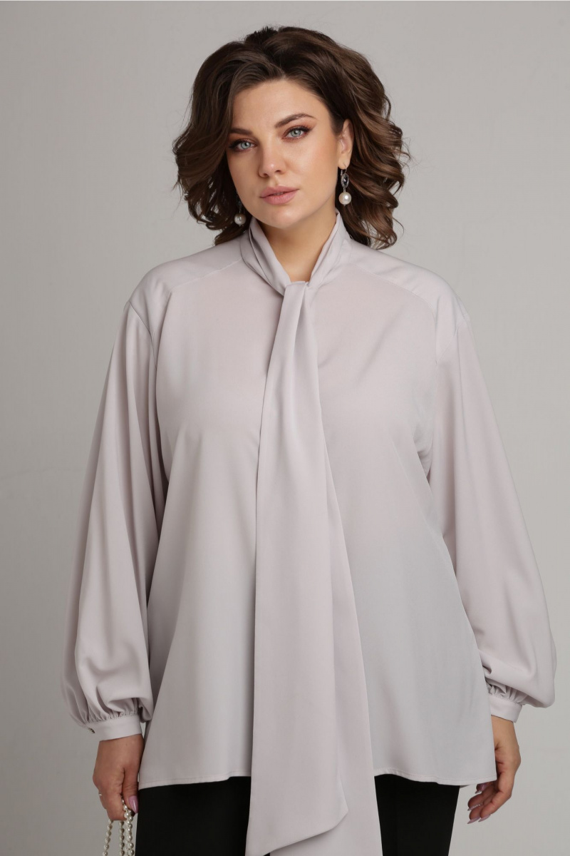 Блузы Aira Style 24-052 серая_роза