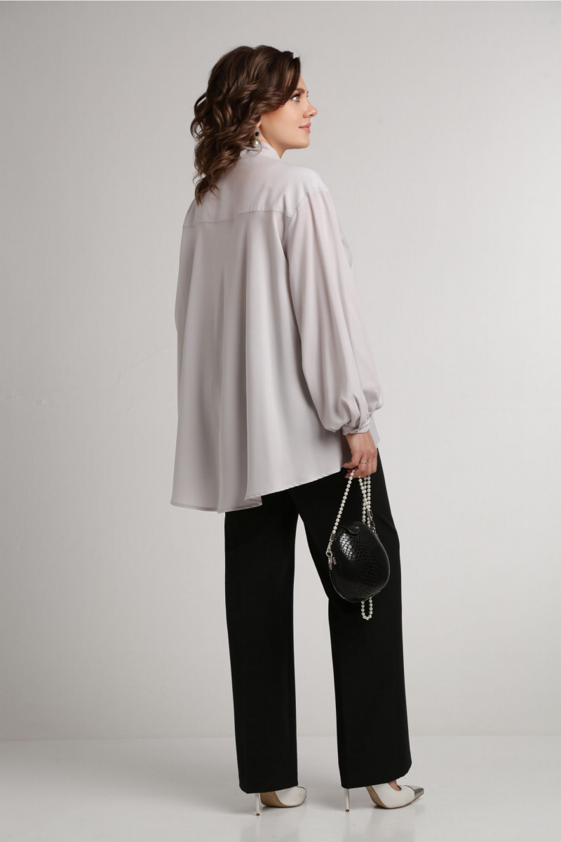 Блузы Aira Style 24-052 серая_роза