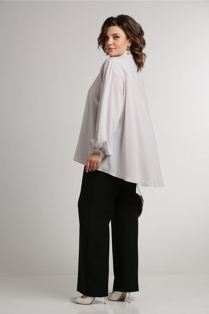 Блузы Aira Style 24-052 серая_роза