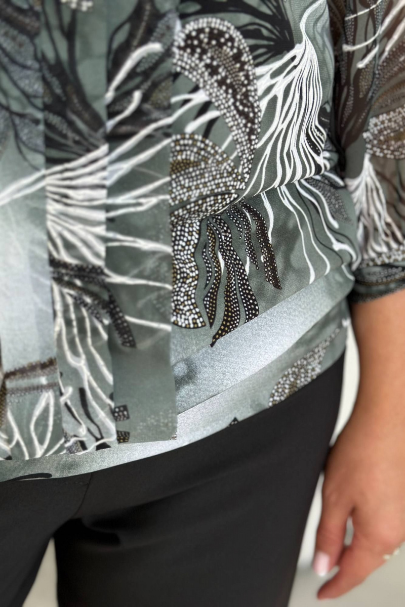 Блузы LindaLux 217 белый_коралл