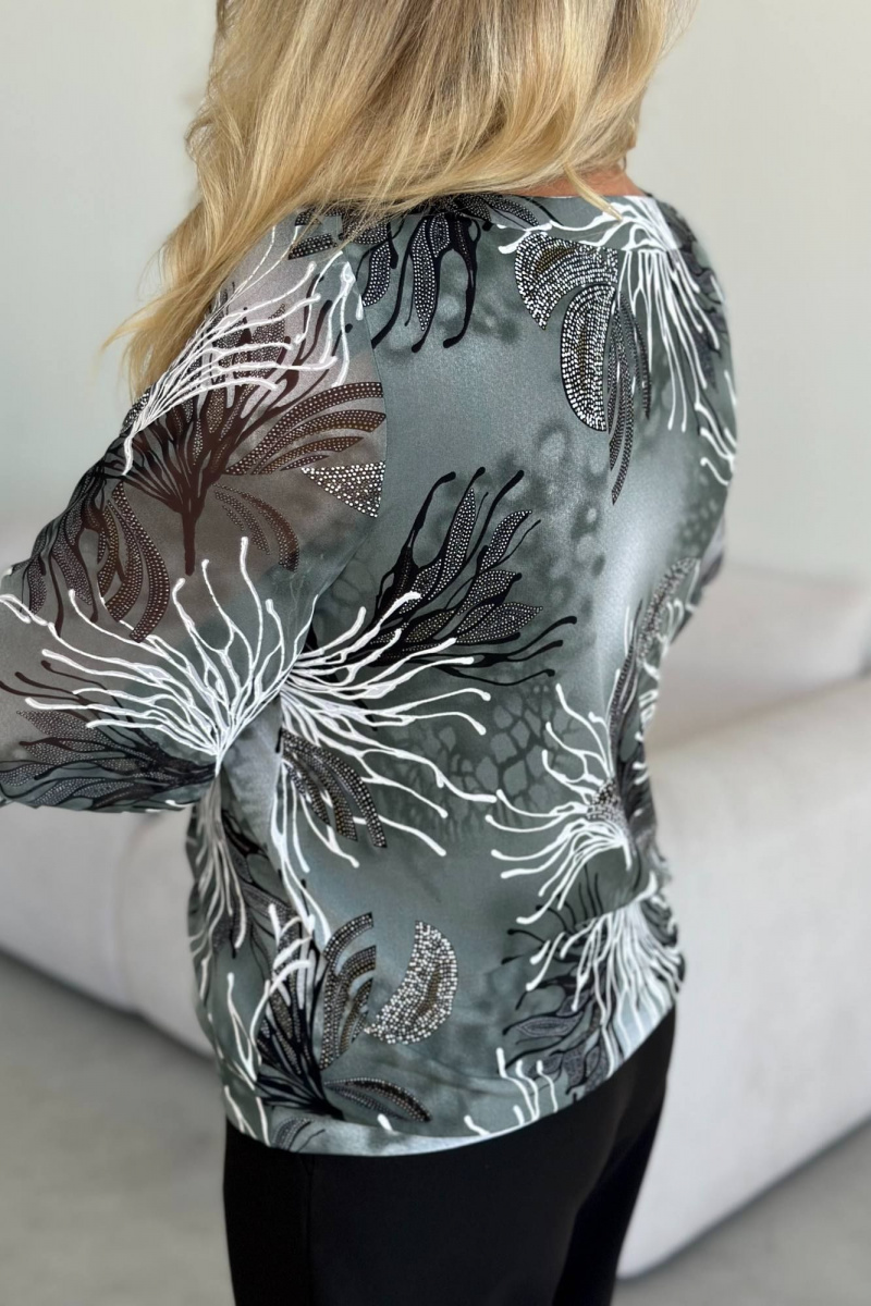 Блузы LindaLux 217 белый_коралл