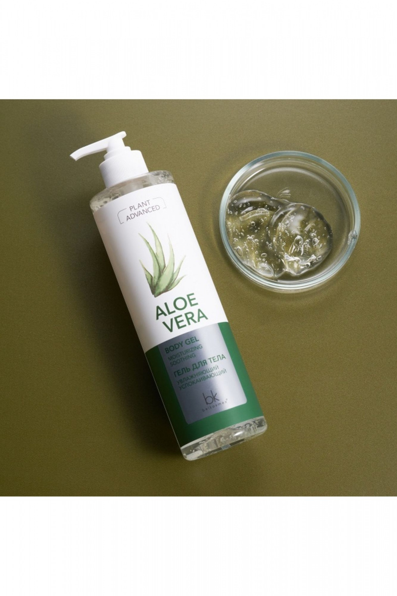 Увлажняющие средства для тела Belkosmex Plant Advanced Aloe Vera Гель для тела увлажняющий успокаивающий