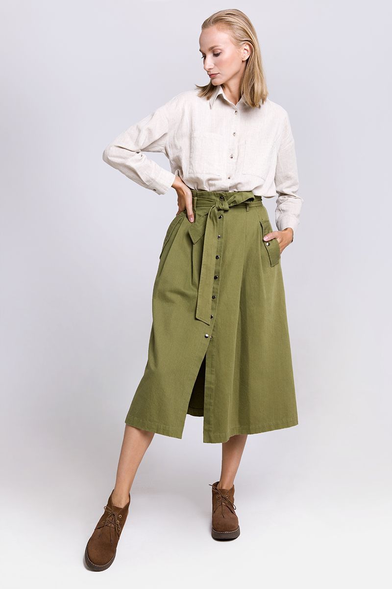 Юбки Individual design 19123 хаки