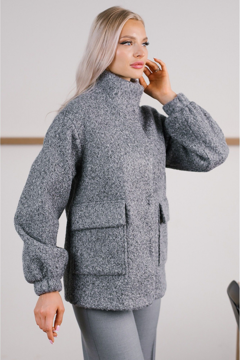 Женская куртка MONA STYLE FASHION&DESIGN 18108/1 серый