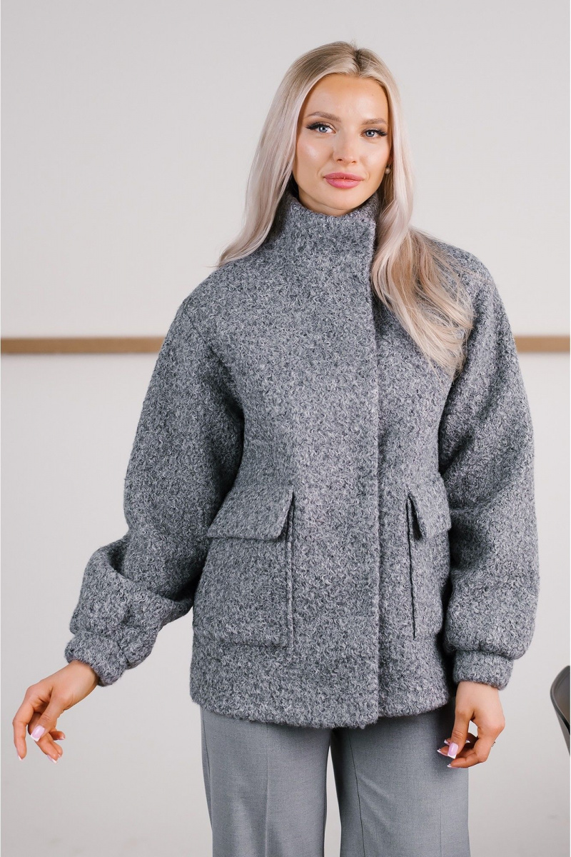 Женская куртка MONA STYLE FASHION&DESIGN 18108/1 серый