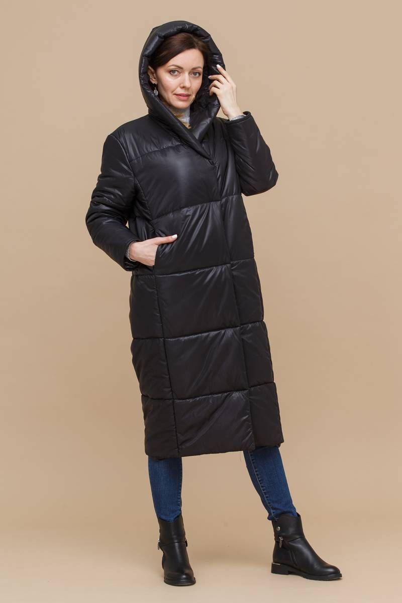 Женское пальто Domna 8325 черный(170)
