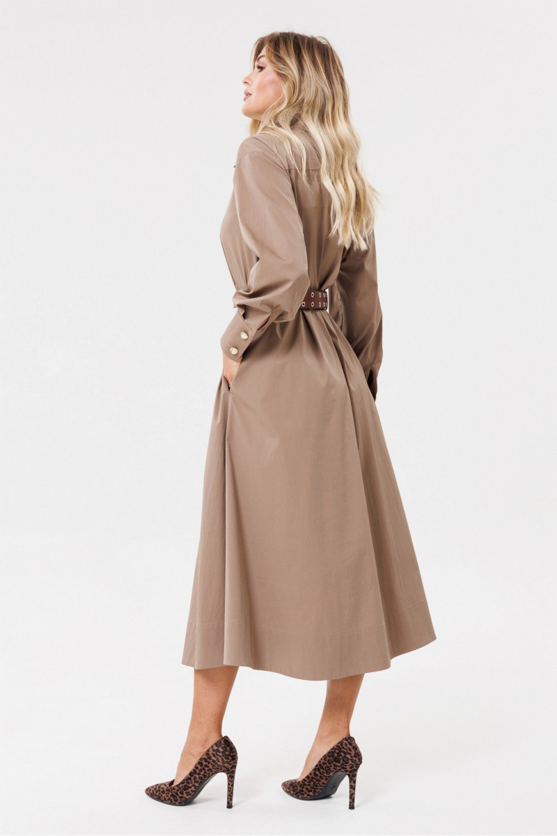 Платья PRATA wear S003 коричневый