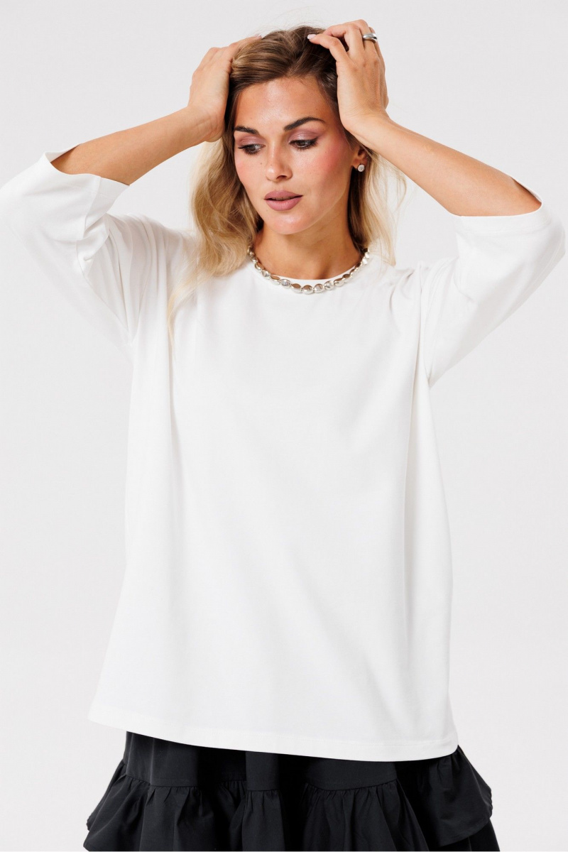 Джемперы PRATA wear S010 молочный