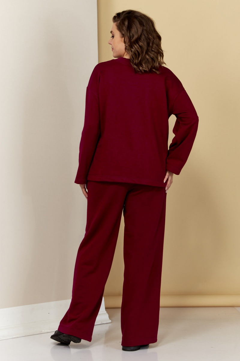 Брючный комплект AVA fashion М-040.01 бордовый
