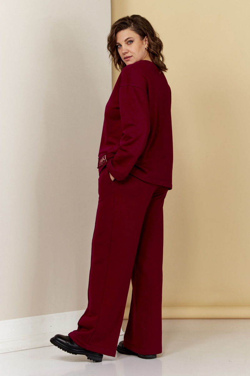Брючный комплект AVA fashion М-040.01 бордовый