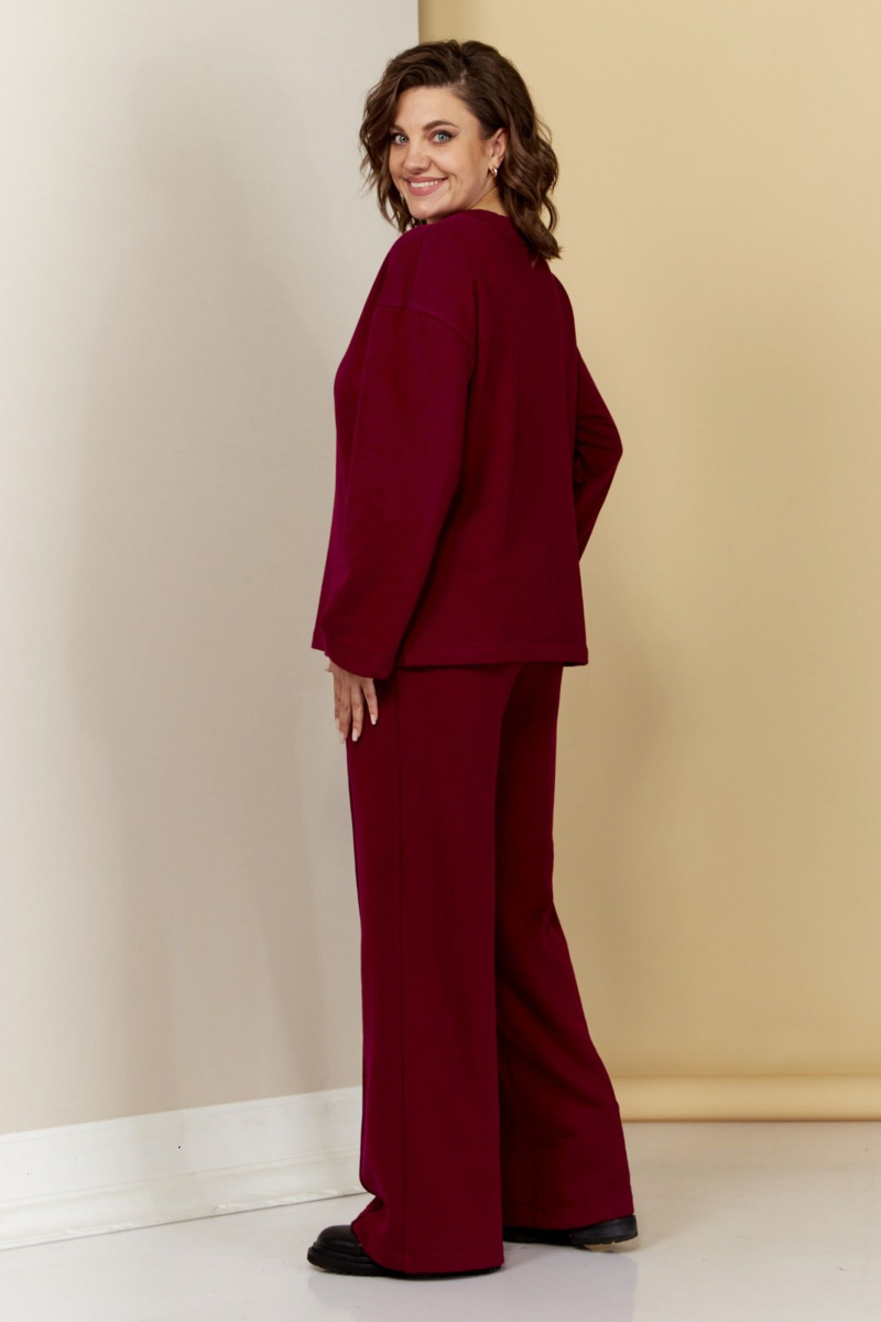 Брючный комплект AVA fashion М-040.01 бордовый