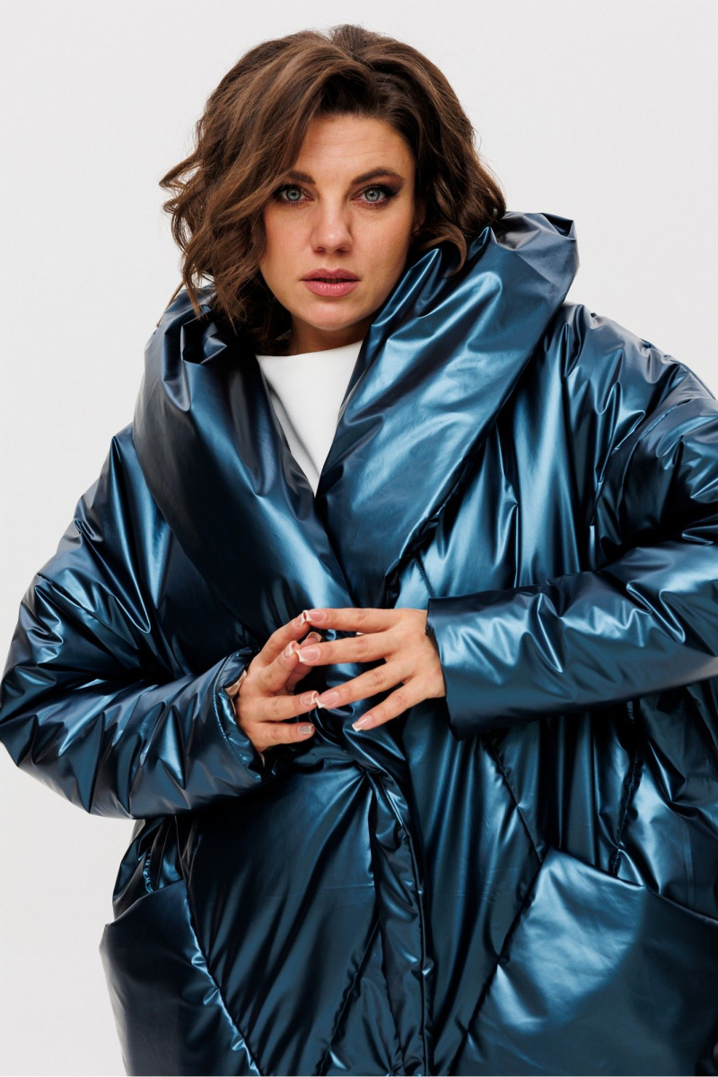Женское пальто Rumoda 2235 синий