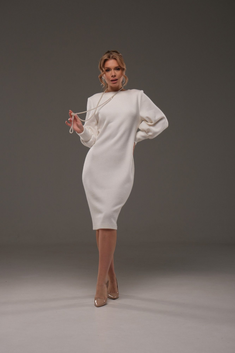 Платья Galean Style 957 молочный