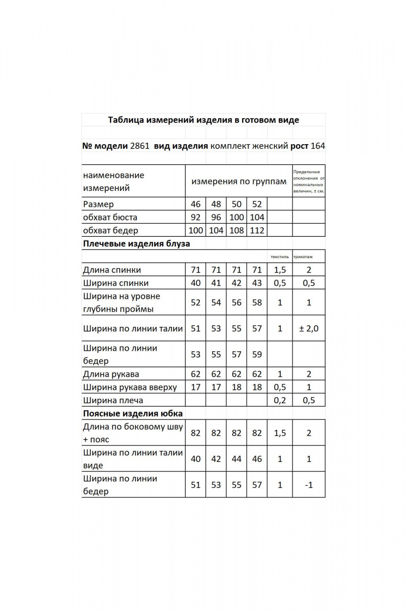 Юбочный комплект Мода Юрс 2861 бирюза