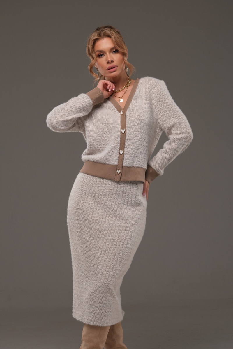 Юбочный комплект Galean Style 903.1 беж_в_елочку