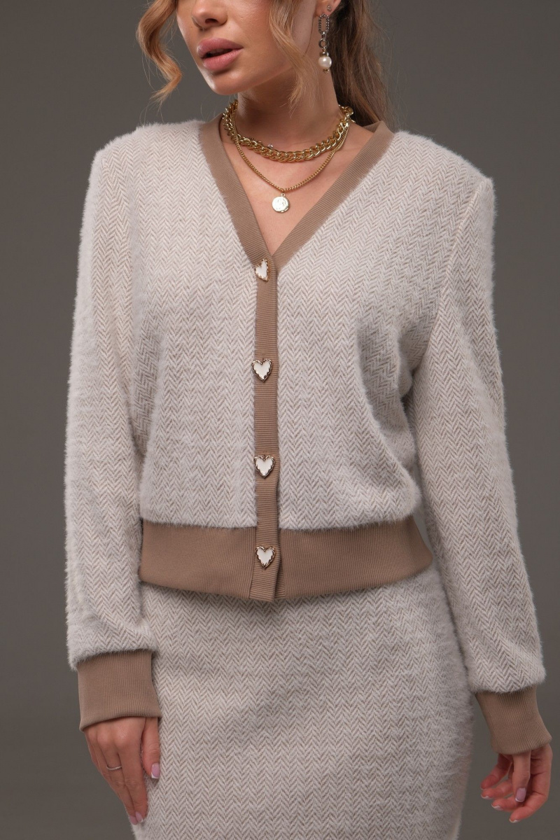 Юбочный комплект Galean Style 903.1 беж_в_елочку