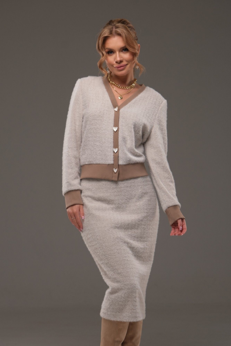Юбочный комплект Galean Style 903.1 беж_в_елочку