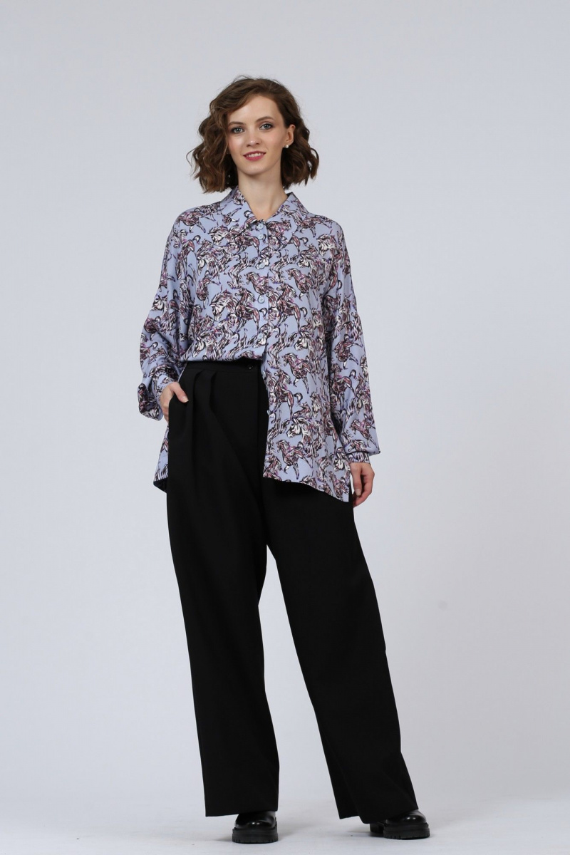 Блузы Полинушка 149 сиреневый