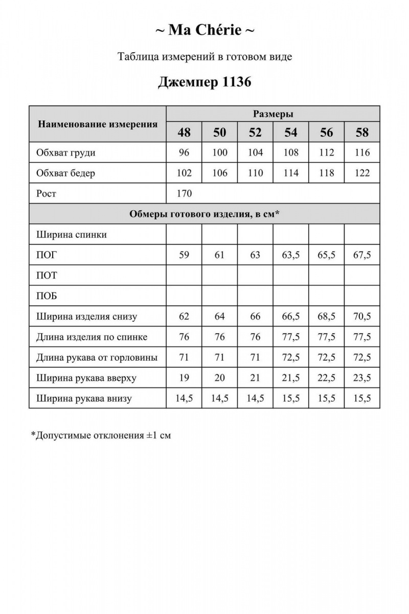 Джемперы Ma Сherie 1136 темно-синий
