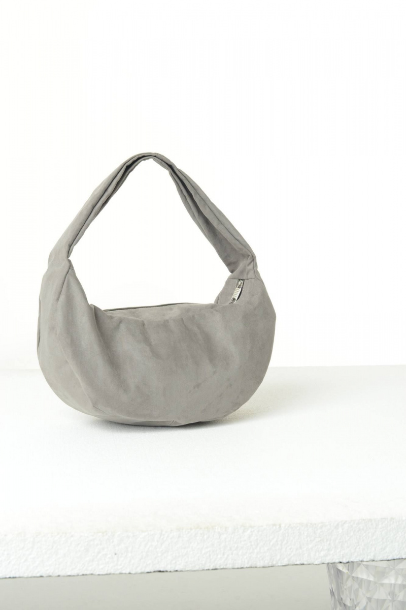 Женская сумка MT.Style HOBO grey-velour