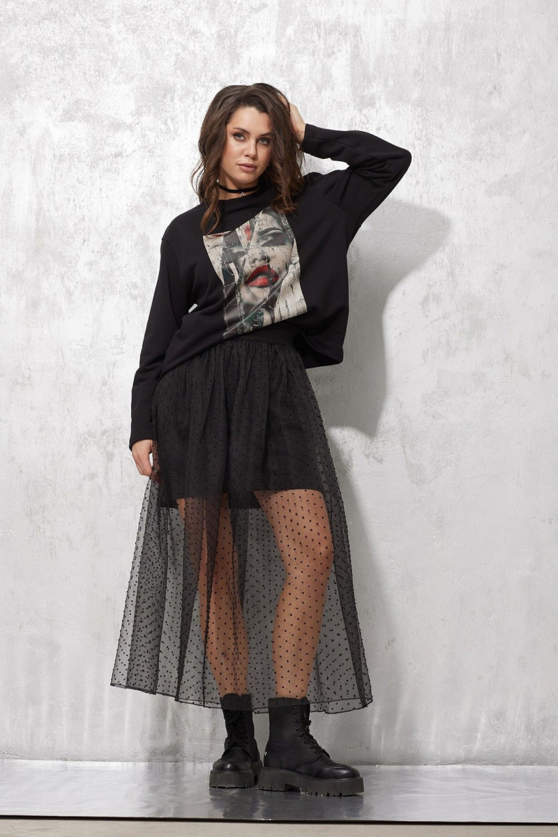 Юбки MG Wear 3108 черный