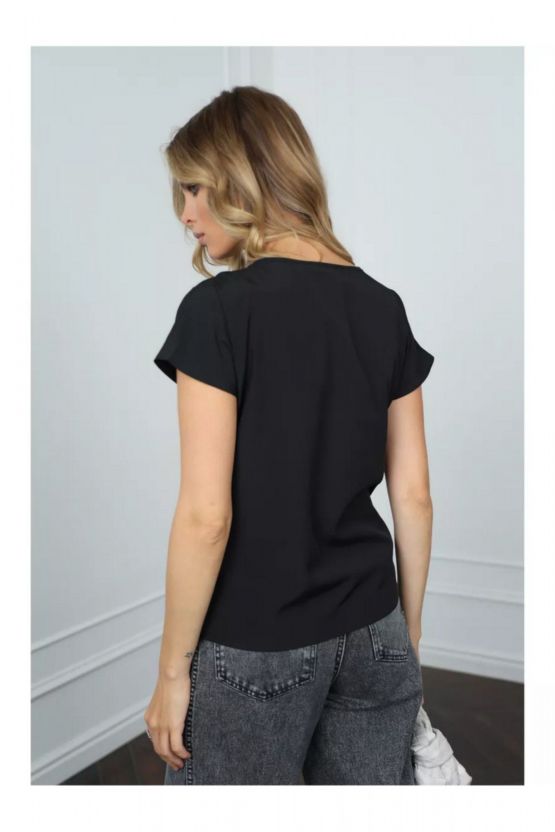 Блузы MIRSINA FASHION 1618 черный