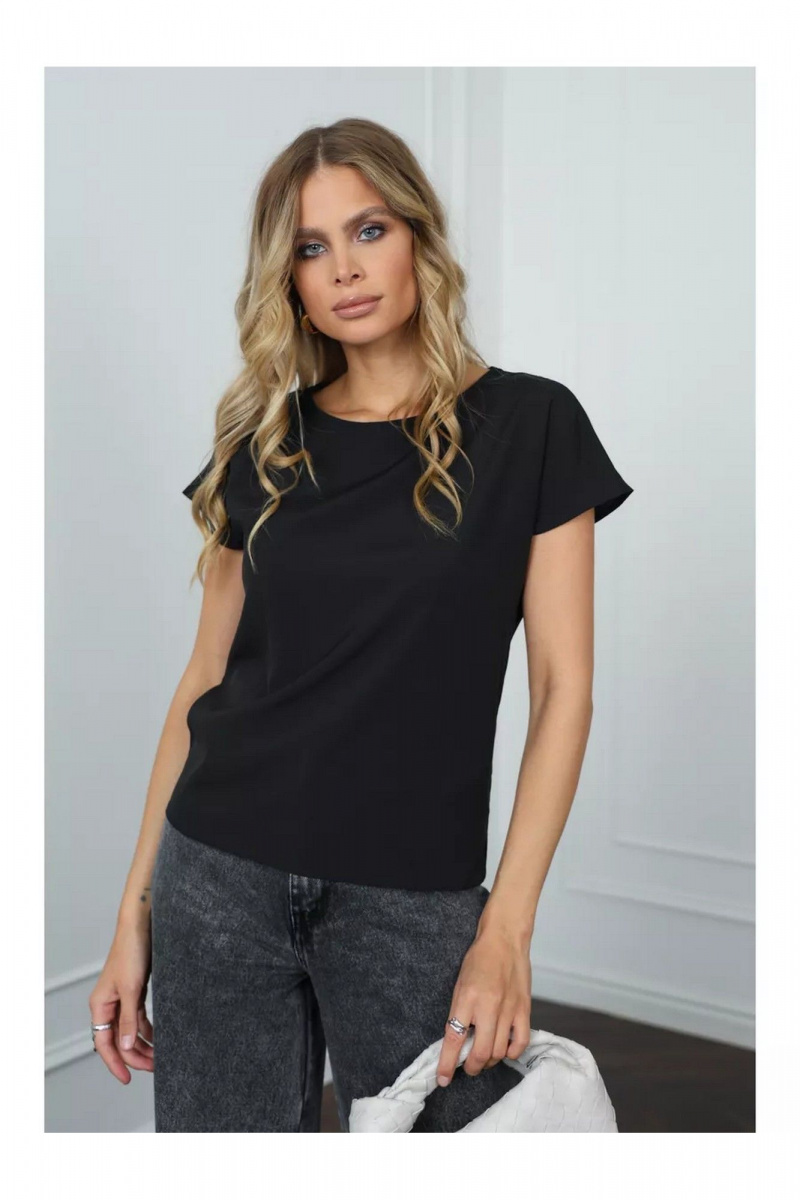 Блузы MIRSINA FASHION 1618 черный