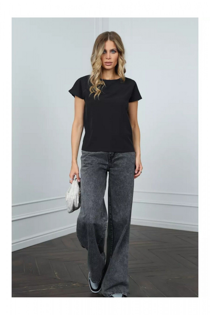 Блузы MIRSINA FASHION 1618 черный