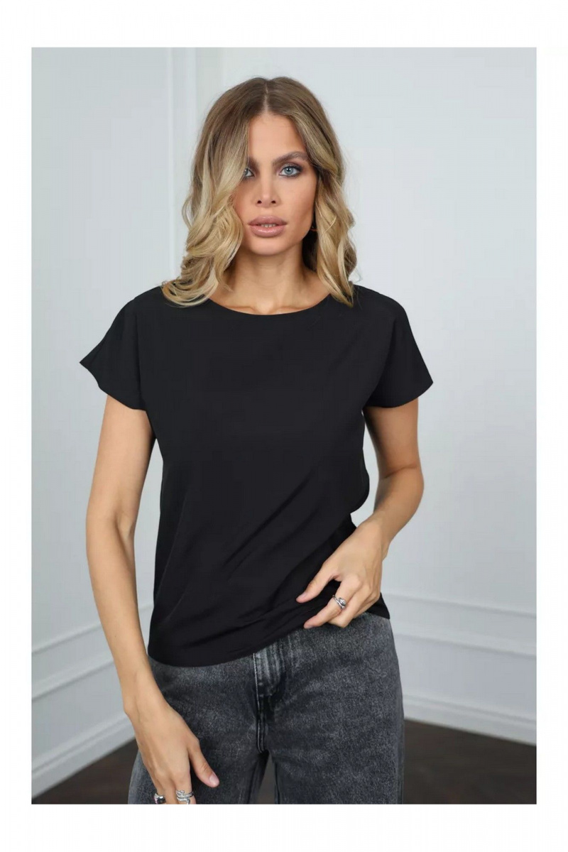 Блузы MIRSINA FASHION 1618 черный