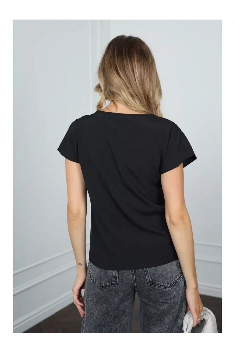 Блузы MIRSINA FASHION 1618 черный