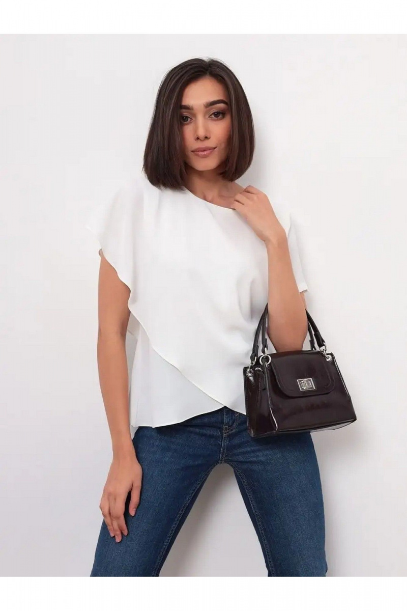 Блузы MIRSINA FASHION 1619 молочный