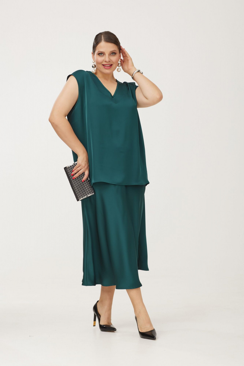 Юбочный комплект OVERYOU М180/1 изумруд