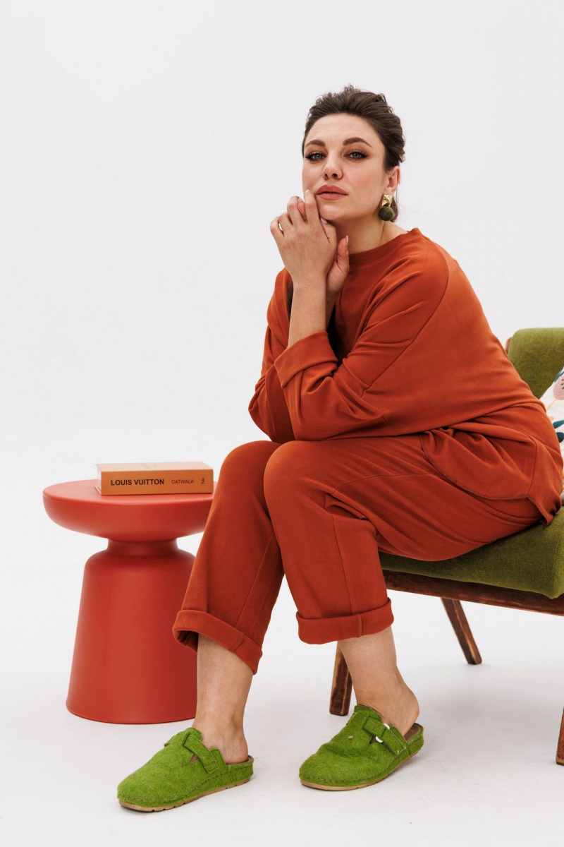 Брючный комплект Anelli 1365 пряная_тыква