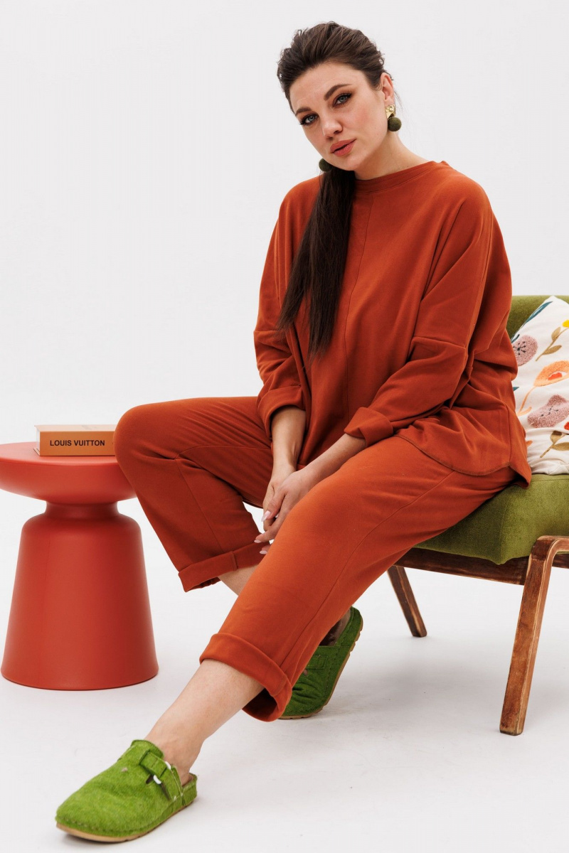 Брючный комплект Anelli 1365 пряная_тыква