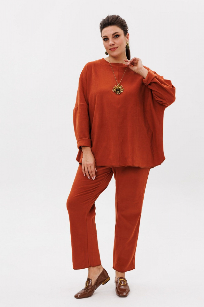 Брючный комплект Anelli 1365 пряная_тыква
