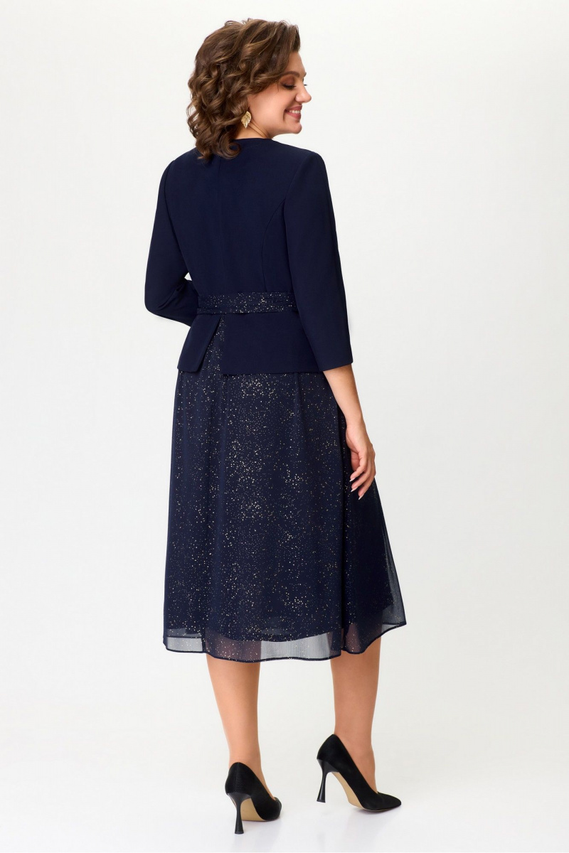 Платья БагираАнТа 1001 темно-синий