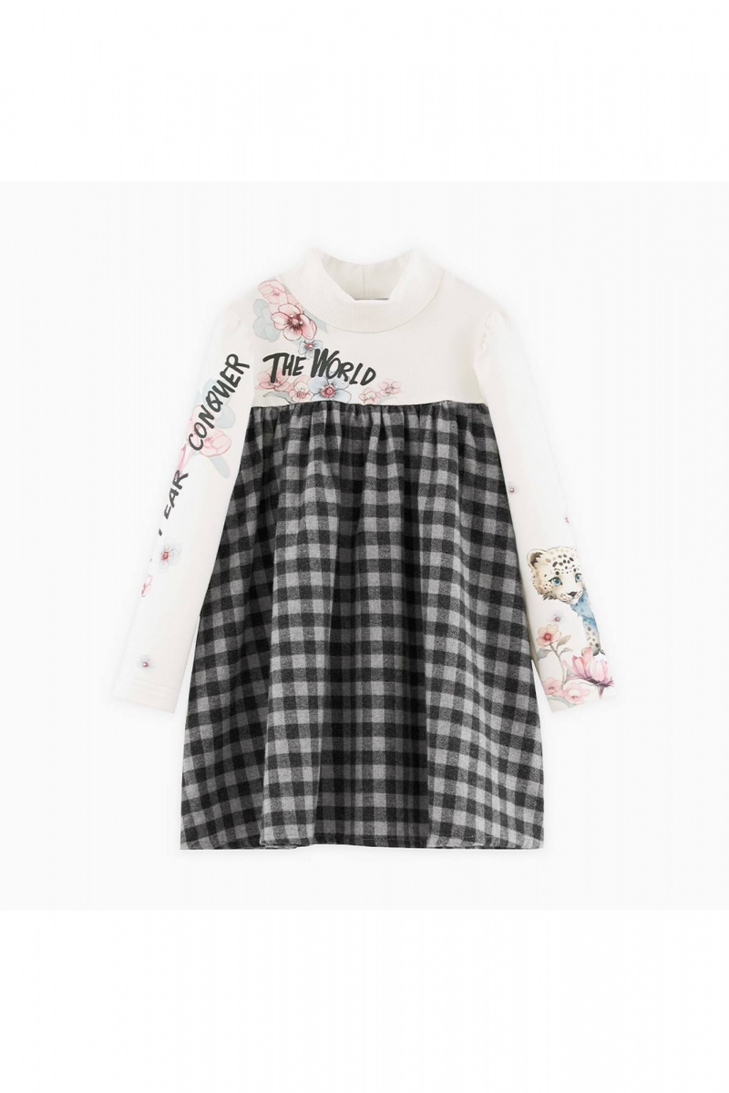Платье Bell Bimbo 243147 клетка