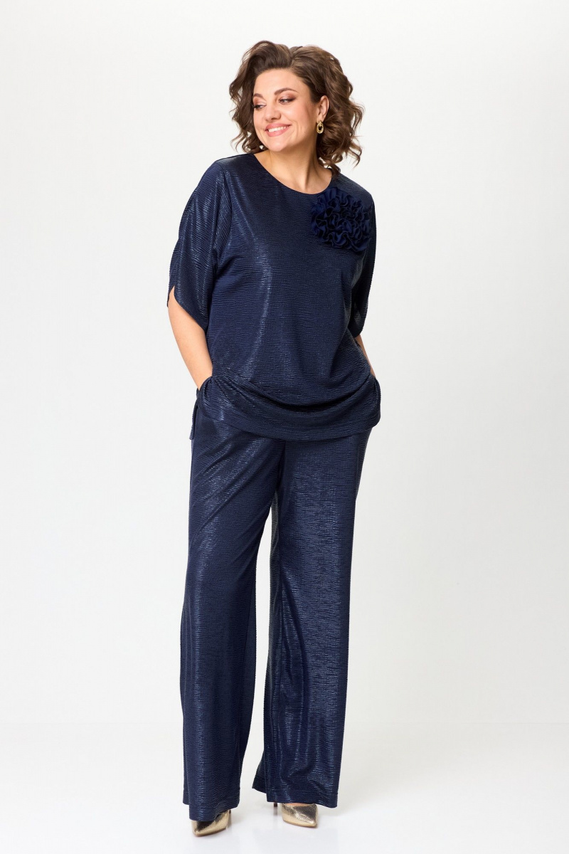 Брючный комплект ANASTASIA MAK 1226 синий